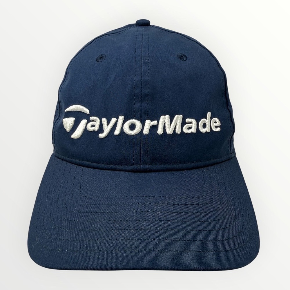 TaylorMade Golf Hat Navy Blue TP5 SIM Perforated Performance Adjustable Cap